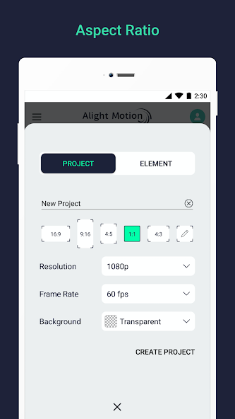 App screenshot