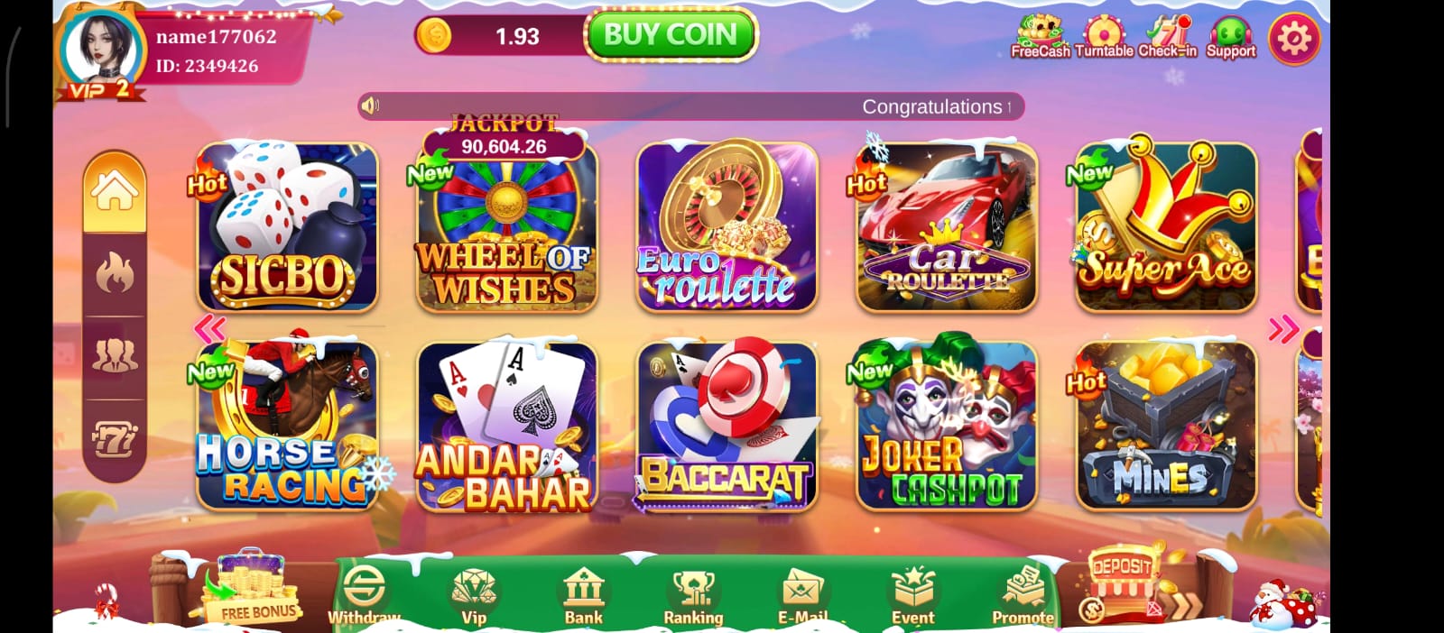 App screenshot